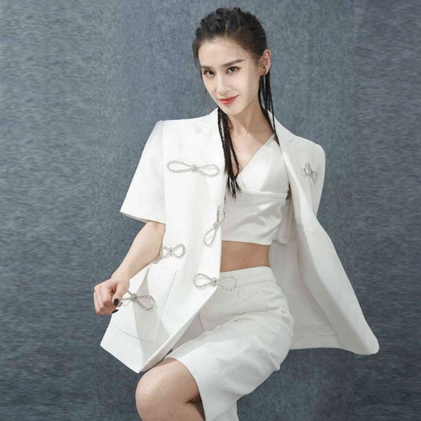 hbp fashion sister zhang tianai and huang shengyi's french suit accessories, Silver
hbp fashion sister zhang tianai and huang shengyi's french suit accessories, Silver