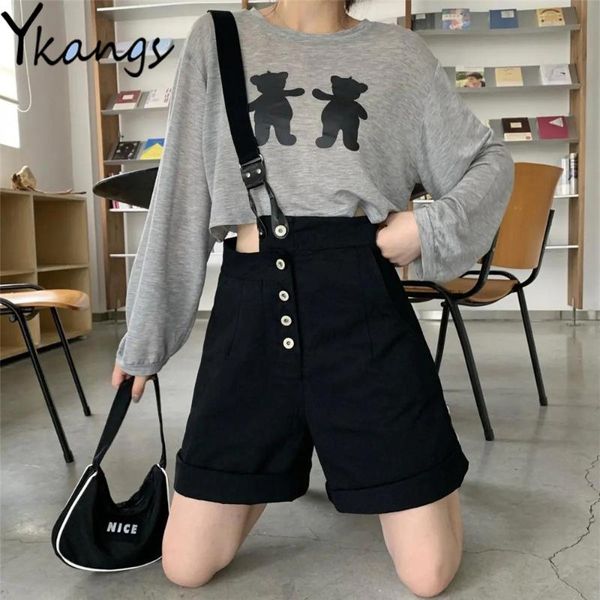 women's shorts plus size 5xl button single strap irregular denim overalls white black solid color short jean summer harajuku korean wom
women's shorts plus size 5xl button single strap irregular denim overalls white black solid color short jean summer harajuku korean wom