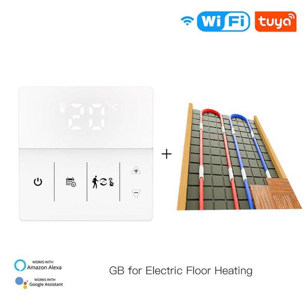 smart home control tuya wifi thermostat temperature controller 16a touch for electric floor heating compatible with google alexa
smart home control tuya wifi thermostat temperature controller 16a touch for electric floor heating compatible with google alexa