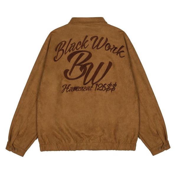 men's jackets autumn and winter street retro letter embroidery suede jacket male shirt collar, Black;brown
men's jackets autumn and winter street retro letter embroidery suede jacket male shirt collar, Black;brown