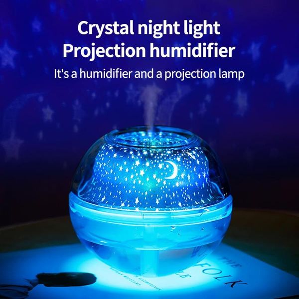 novelty lighting 500ml usb air humidifier crystal night light with projection function desk home mini purifier for office car
novelty lighting 500ml usb air humidifier crystal night light with projection function desk home mini purifier for office car