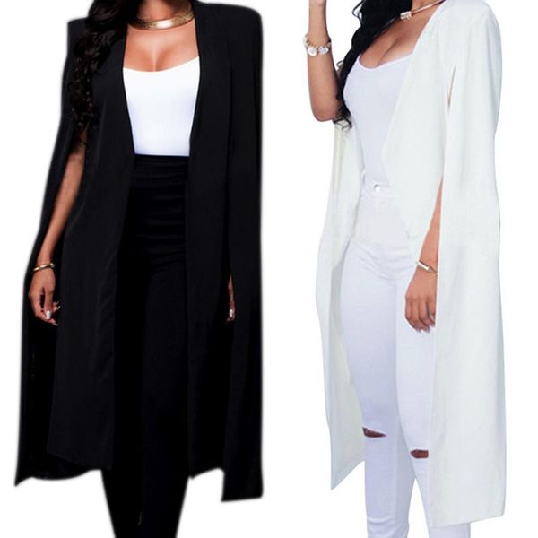 women's trench coats nice fashion women cloak cape blazer coat split long sleeve solid casual suit jacket workwear h8, Tan;black
women's trench coats nice fashion women cloak cape blazer coat split long sleeve solid casual suit jacket workwear h8, Tan;black