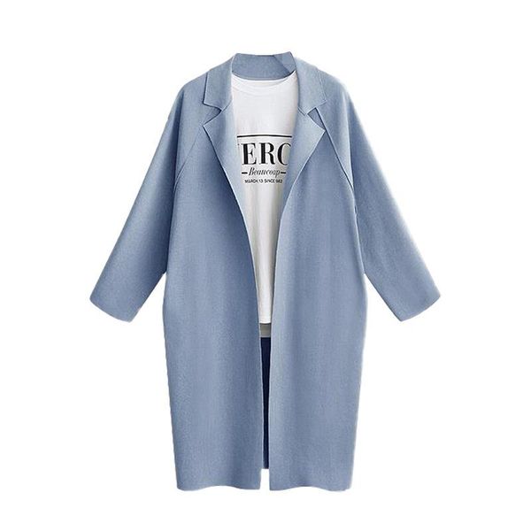 women's trench coats 2021 autumn and winter simple fashion casual long solid color lapel cardigan coat large size, Tan;black
women's trench coats 2021 autumn and winter simple fashion casual long solid color lapel cardigan coat large size, Tan;black