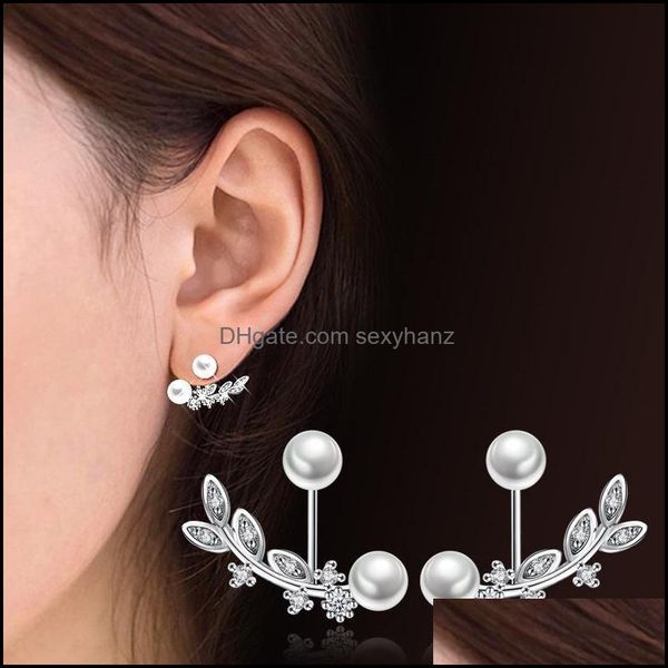 other earrings jewelry g31 sterling sier s925 fresh water pearl leaf back hanging quality gurantee girl love ear drop delivery 2021 sleqk, Golden;silver
other earrings jewelry g31 sterling sier s925 fresh water pearl leaf back hanging quality gurantee girl love ear drop delivery 2021 sleqk, Golden;silver