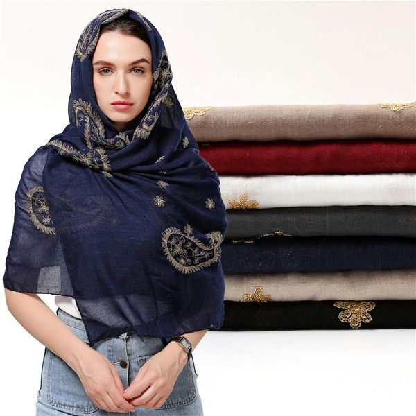 scarves cotton scarf women big paisley embroidery shawl hijab muslim headband bandana soft beach wrap foulard 2021, Blue;gray
scarves cotton scarf women big paisley embroidery shawl hijab muslim headband bandana soft beach wrap foulard 2021, Blue;gray