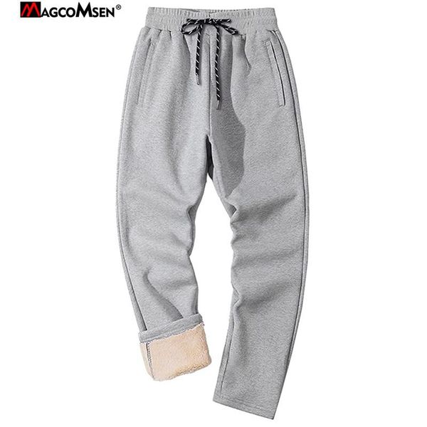 men's pants magcomsen winter thick fleece sherpa lined sweatpants fashion solid color joggers streetwear man warm trousers, Black
men's pants magcomsen winter thick fleece sherpa lined sweatpants fashion solid color joggers streetwear man warm trousers, Black