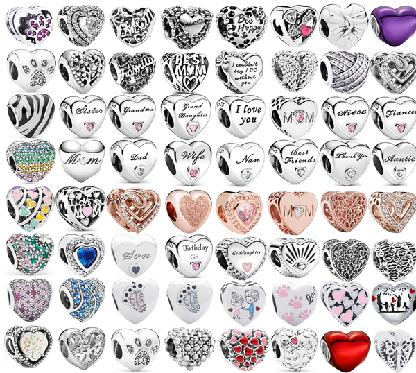 925 sterling silver angel mother family heart series shiny beads suitable for pandora charm bracelet ladies fashion jewelry, Black
925 sterling silver angel mother family heart series shiny beads suitable for pandora charm bracelet ladies fashion jewelry, Black