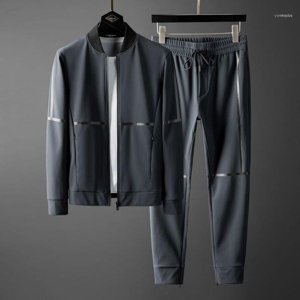 men leisure set autumn fashion baseball collar jacket sports hoodie long sleeve two-piece set1, Gray
men leisure set autumn fashion baseball collar jacket sports hoodie long sleeve two-piece set1, Gray