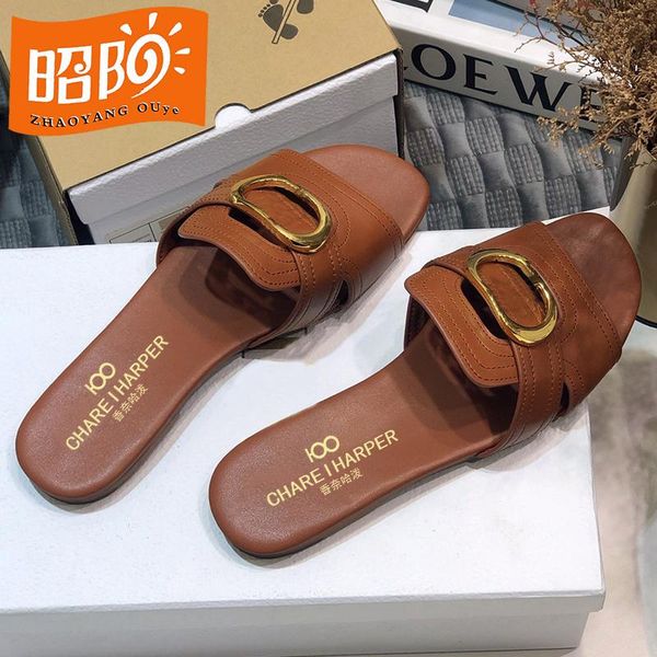 slippers summer 2021 charei100 flip-flops beach luxury hardware decorative fashion shoes women's flat, Black
slippers summer 2021 charei100 flip-flops beach luxury hardware decorative fashion shoes women's flat, Black