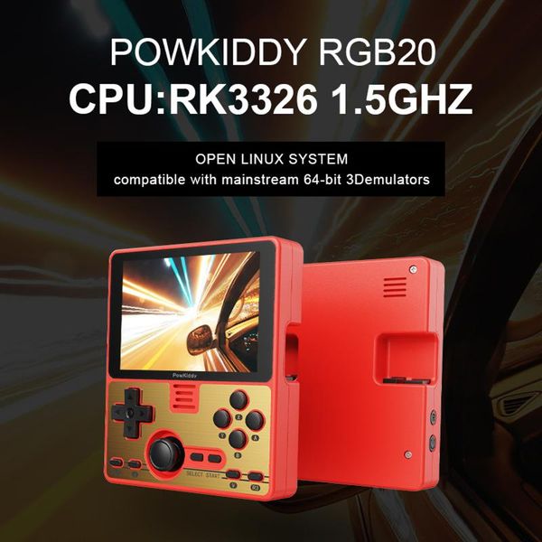 powkiddy rgb20 3.5 " ips full-fit screen built-in wifi module multiplayer online game rk3326 open source handheld game console
powkiddy rgb20 3.5 " ips full-fit screen built-in wifi module multiplayer online game rk3326 open source handheld game console