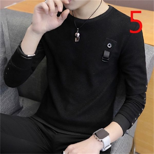 new 2021 solid color long-sleeved t-shirt men's cotton business casual collar autumn shirt 28o8, White;black
new 2021 solid color long-sleeved t-shirt men's cotton business casual collar autumn shirt 28o8, White;black