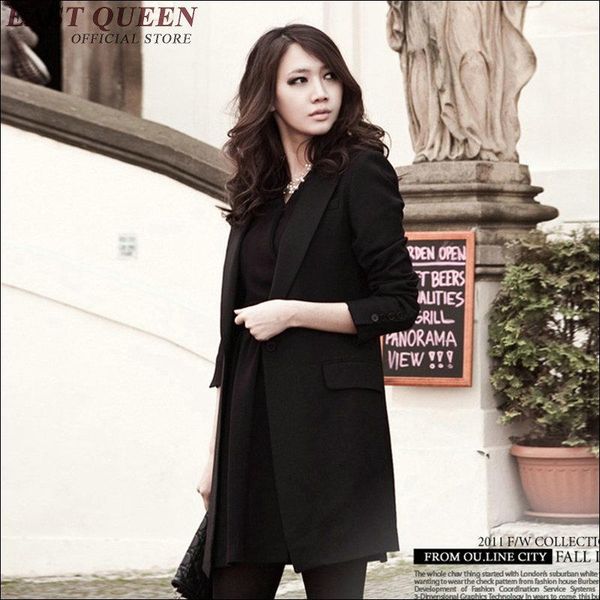 women's suits & blazers long blazer single button small suit female jacket spring and autumn 2021 clothing leisure blaser pockets 1448, White;black
women's suits & blazers long blazer single button small suit female jacket spring and autumn 2021 clothing leisure blaser pockets 1448, White;black