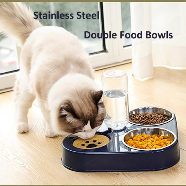 cat bowls & feeders 500ml pet automatic water refill feeder dog food double drinking bottle large volumn capacity 3 stainless steel
cat bowls & feeders 500ml pet automatic water refill feeder dog food double drinking bottle large volumn capacity 3 stainless steel