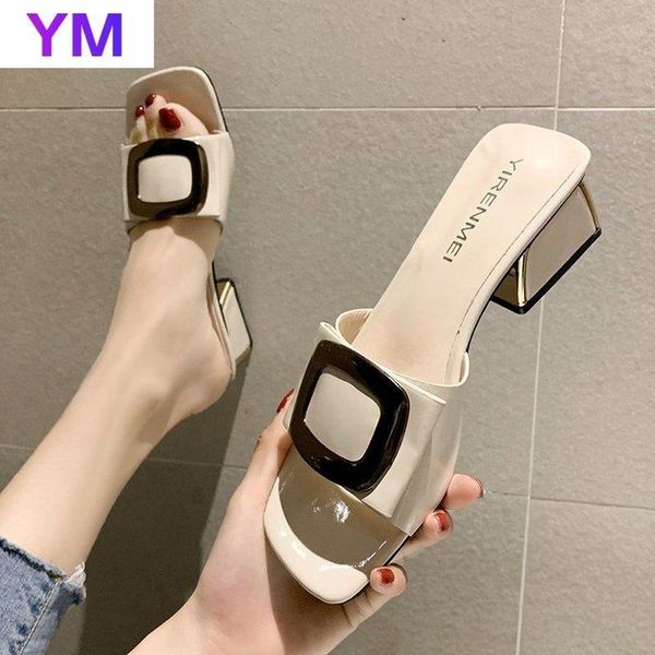 2021 fashion elegant womens sandals solid metal decorate pu leather square toe femme low heel party dress shoes, Black
2021 fashion elegant womens sandals solid metal decorate pu leather square toe femme low heel party dress shoes, Black