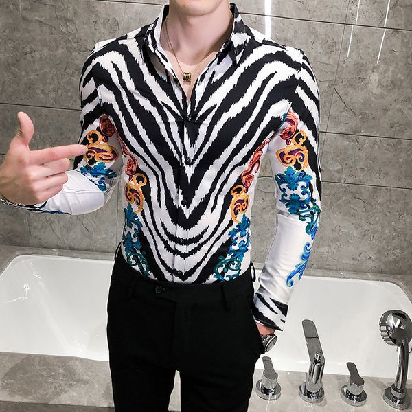 british 2021 new style shirt mode long men striped shirts for all game slim fit occasional bluffs male costumes hbsl, Black;brown
british 2021 new style shirt mode long men striped shirts for all game slim fit occasional bluffs male costumes hbsl, Black;brown