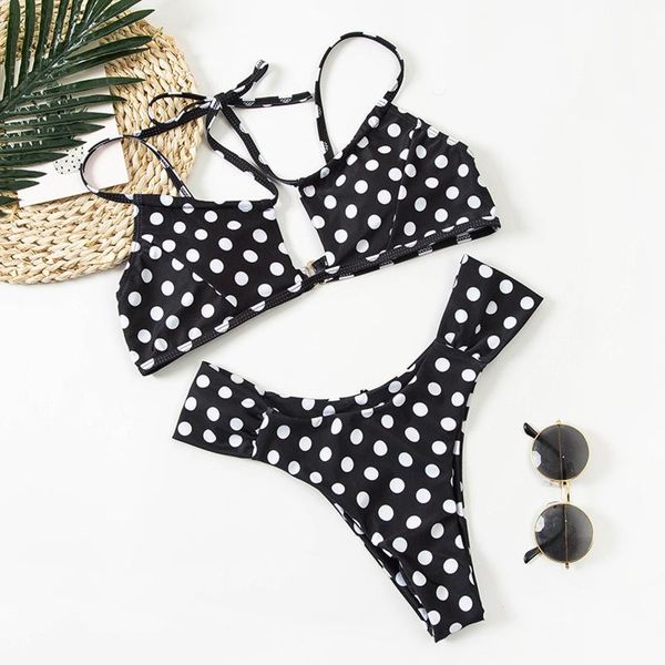 women's swimwear bikini women dot printed bikinis biquini swim suit push up swimsuit female beachwear swimming #t2, White;black
women's swimwear bikini women dot printed bikinis biquini swim suit push up swimsuit female beachwear swimming #t2, White;black