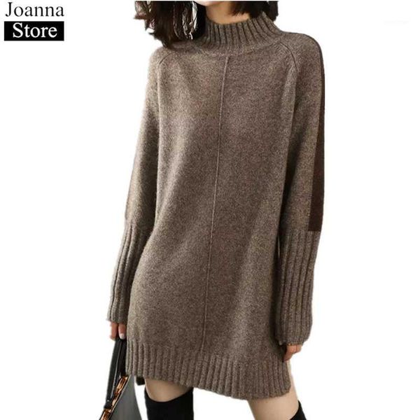 casual dresses autumn winter women long cashmere knitted dress high collar splice thick warm sweater ladies loose plus size clothes, Black;gray
casual dresses autumn winter women long cashmere knitted dress high collar splice thick warm sweater ladies loose plus size clothes, Black;gray