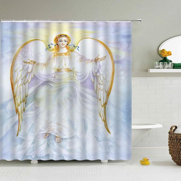 shower curtains waterproof 3d european retro angel jesus polyester fabric bathroom with hooks 180x200cm bath
shower curtains waterproof 3d european retro angel jesus polyester fabric bathroom with hooks 180x200cm bath