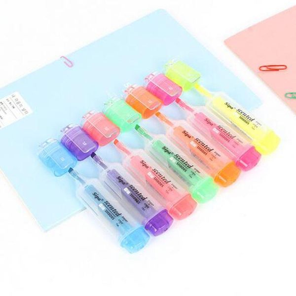 highlighters 6 pcs sipa cute korean type with candy color fluorescent highlighter pen water marker for paint draw school supply, Black;red
highlighters 6 pcs sipa cute korean type with candy color fluorescent highlighter pen water marker for paint draw school supply, Black;red