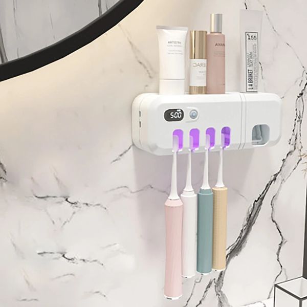 2 in 1 uv light ultraviolet toothbrush sterilizer toothbrush holder automatic drying toothpaste squeezers dispenser with lcd displayed - whi
2 in 1 uv light ultraviolet toothbrush sterilizer toothbrush holder automatic drying toothpaste squeezers dispenser with lcd displayed - whi