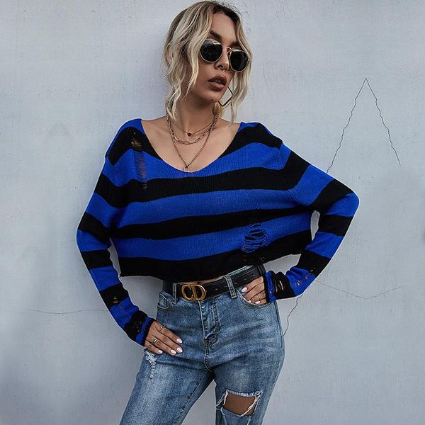women's sweaters autumn off the shoulder v neck knitted sweater stripe blue women jumper long sleeve pullover knitwear, White;black
women's sweaters autumn off the shoulder v neck knitted sweater stripe blue women jumper long sleeve pullover knitwear, White;black