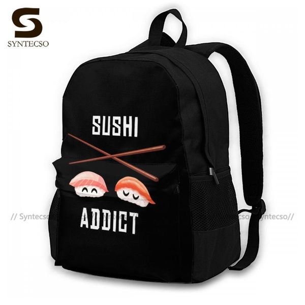 senpai backpacks pattern cool backpack polyester outdoor bags