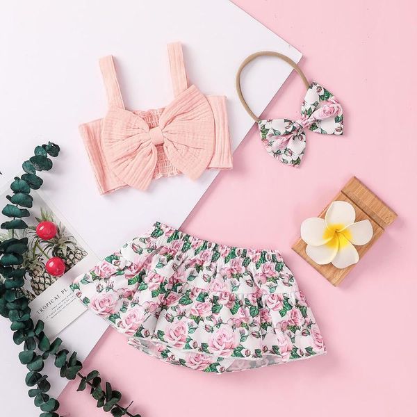 clothing sets toddler girls clothes summer square neck bow vest floral skirt headband suit kids girl meisje, White
clothing sets toddler girls clothes summer square neck bow vest floral skirt headband suit kids girl meisje, White