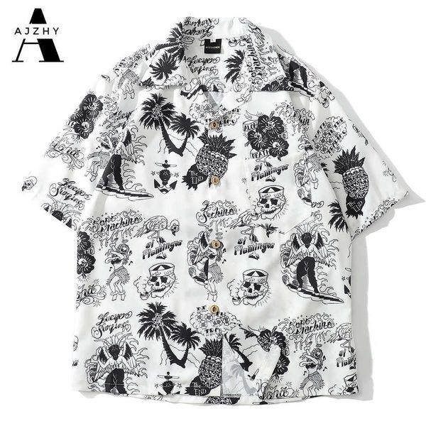 ajzhy skull print hawaiian shirt men summer hip hop streetwear harajuku s casual short sleeve beach for tees 210721, White;black
ajzhy skull print hawaiian shirt men summer hip hop streetwear harajuku s casual short sleeve beach for tees 210721, White;black