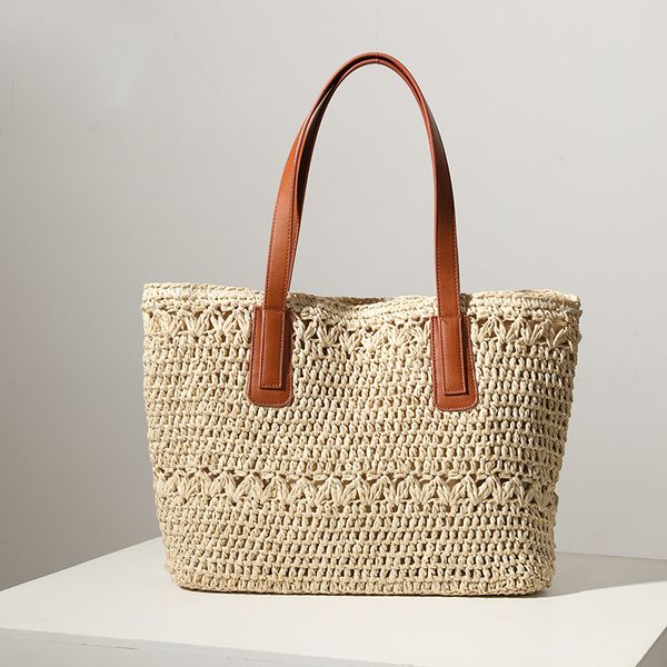 new rattan straw woven women wicker basket tote shopping s fashion summer female beach bags c0508
new rattan straw woven women wicker basket tote shopping s fashion summer female beach bags c0508