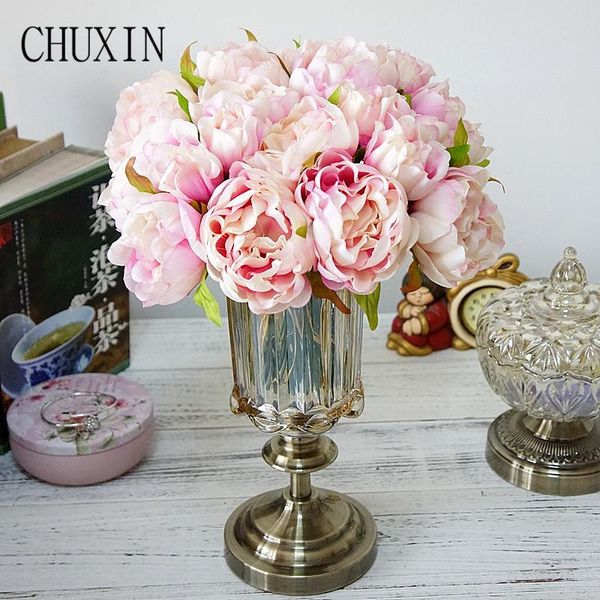 6 heads peony flower silk wedding hand hold bridal bouquet artificial flower decoration for home party l table accessories
6 heads peony flower silk wedding hand hold bridal bouquet artificial flower decoration for home party l table accessories