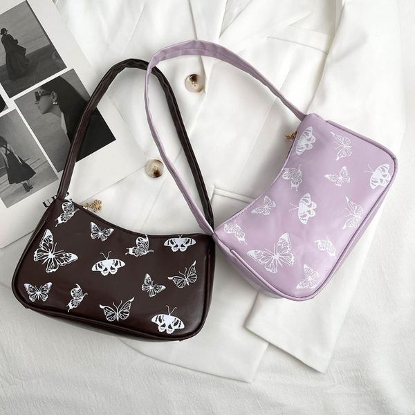 evening bags spring summer women shoulder bag butterfly print pu leather tote ladies' fashion underarm zipper half moon travel purse
evening bags spring summer women shoulder bag butterfly print pu leather tote ladies' fashion underarm zipper half moon travel purse