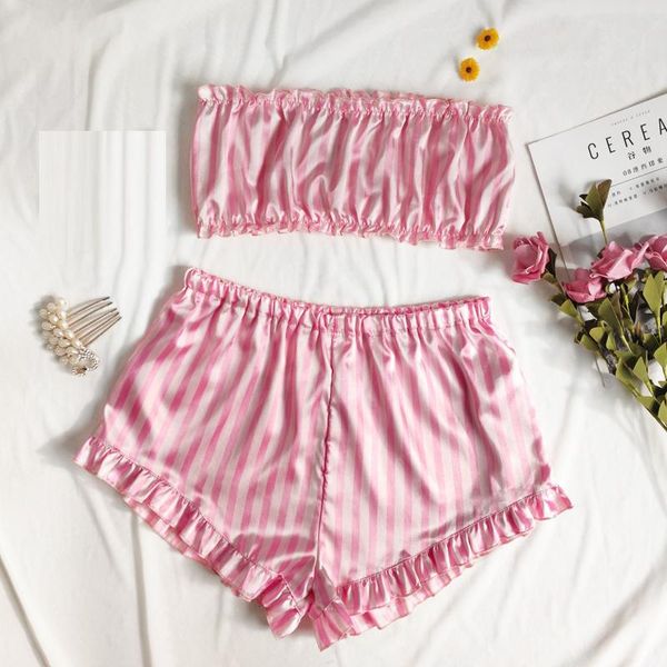 bras sets exotic ladies temptation pajamas pink striped tube cute set g-string apparel nightdress, Red;black
bras sets exotic ladies temptation pajamas pink striped tube cute set g-string apparel nightdress, Red;black