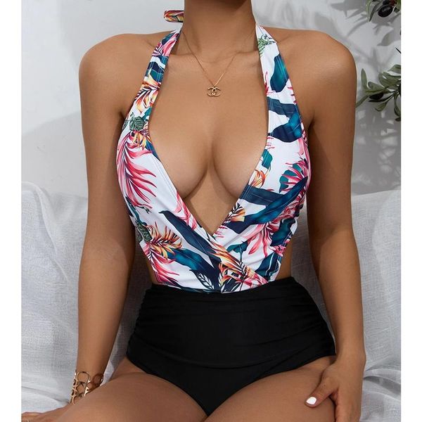 halter swimwear women backless one piece 2021 high waist swimsuit female push up printed monokini bathing suit swim wear
halter swimwear women backless one piece 2021 high waist swimsuit female push up printed monokini bathing suit swim wear