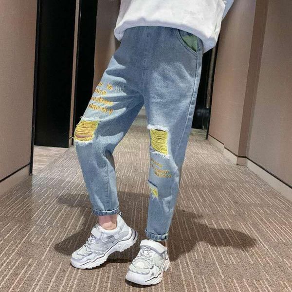 jeans 3 colors fashion letter design girls denim pants mid waist children spring 2021 casual baby girl trousers 3-12yrs, Blue
jeans 3 colors fashion letter design girls denim pants mid waist children spring 2021 casual baby girl trousers 3-12yrs, Blue