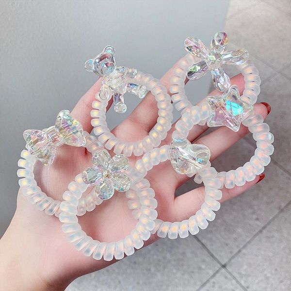 hair accessories korean version sweet girl cute phone rope cartoon colorful bear floret love high elastic ring, Slivery;white
hair accessories korean version sweet girl cute phone rope cartoon colorful bear floret love high elastic ring, Slivery;white