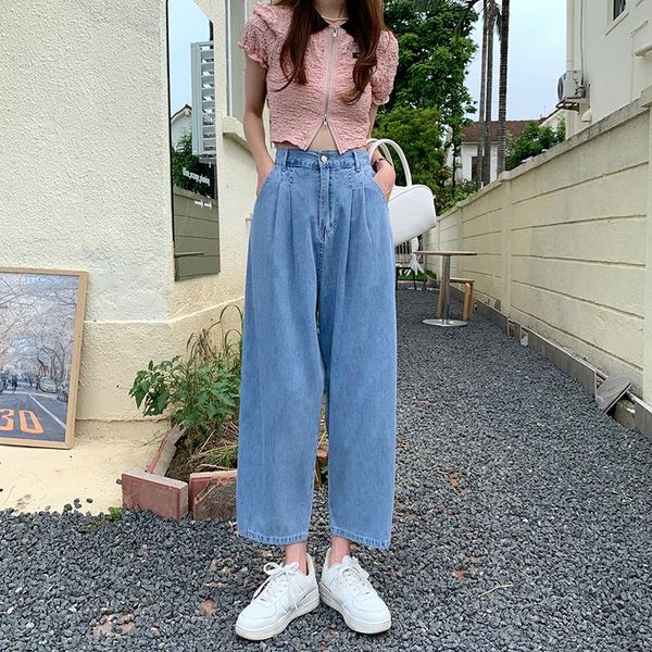 women's jeans hzirip autumn 2021 high-waist casual fashion thin korean blue loose wide-leg slim straight denim cropped
women's jeans hzirip autumn 2021 high-waist casual fashion thin korean blue loose wide-leg slim straight denim cropped