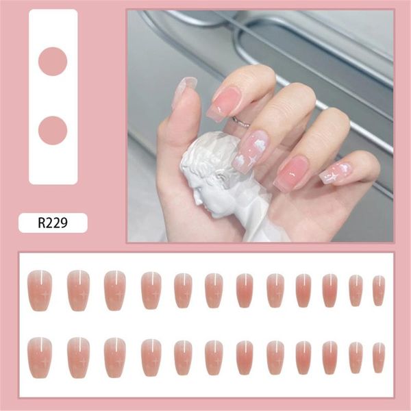false nails 24pcs cloud shape wear long paragraph fashion manicure patch save time wearable nail fre-drop, Red;gold
false nails 24pcs cloud shape wear long paragraph fashion manicure patch save time wearable nail fre-drop, Red;gold
