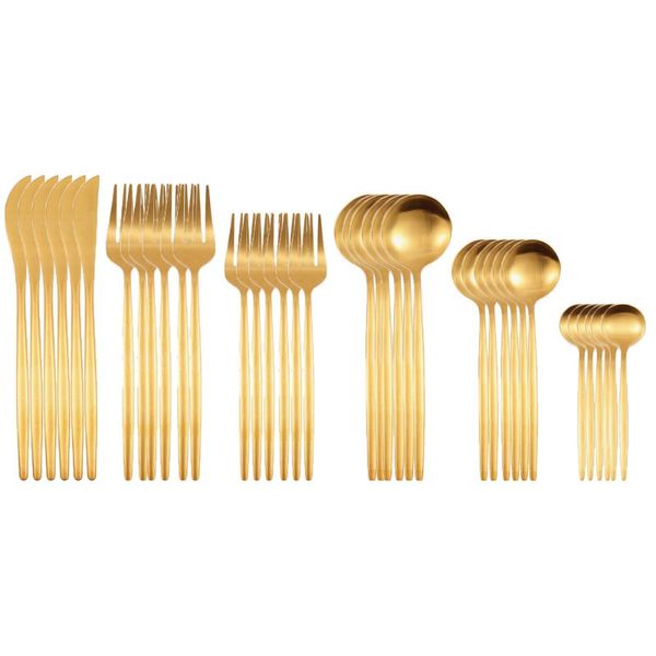 dinnerware sets 36pcs matte stainless steel cutlery set gold knife fork dessert spoon silverware kitchen party dinner tableware
dinnerware sets 36pcs matte stainless steel cutlery set gold knife fork dessert spoon silverware kitchen party dinner tableware