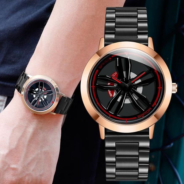 wristwatches watch for men brand full steel waterproof casual quartz sport military wrist 360 degree rotating clock reloj hombre, Slivery;brown
wristwatches watch for men brand full steel waterproof casual quartz sport military wrist 360 degree rotating clock reloj hombre, Slivery;brown