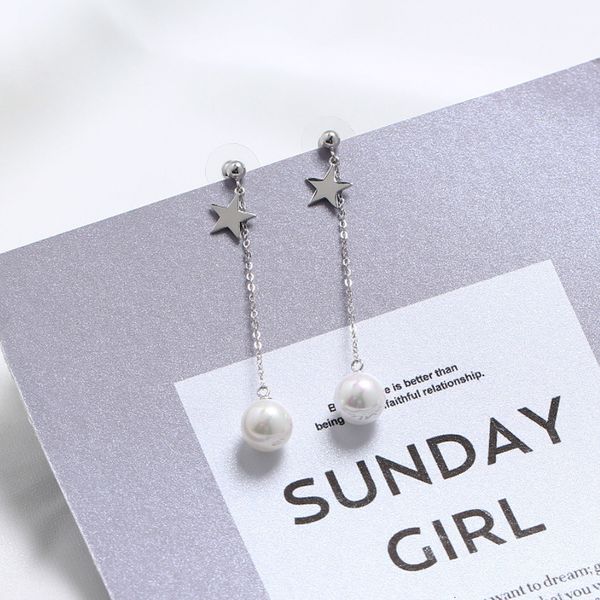 yhe049 us s925 pure silver ol tassel five pointed star beizhu earrings star pearl long earrings for women, Golden
yhe049 us s925 pure silver ol tassel five pointed star beizhu earrings star pearl long earrings for women, Golden