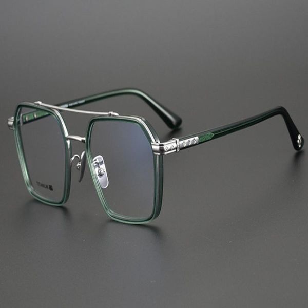 fashion sunglasses frames vintage punk pure titanium eyeglasses men acetate myopia eyewear frame prescription optical presbyopia glasses wom, Black
fashion sunglasses frames vintage punk pure titanium eyeglasses men acetate myopia eyewear frame prescription optical presbyopia glasses wom, Black