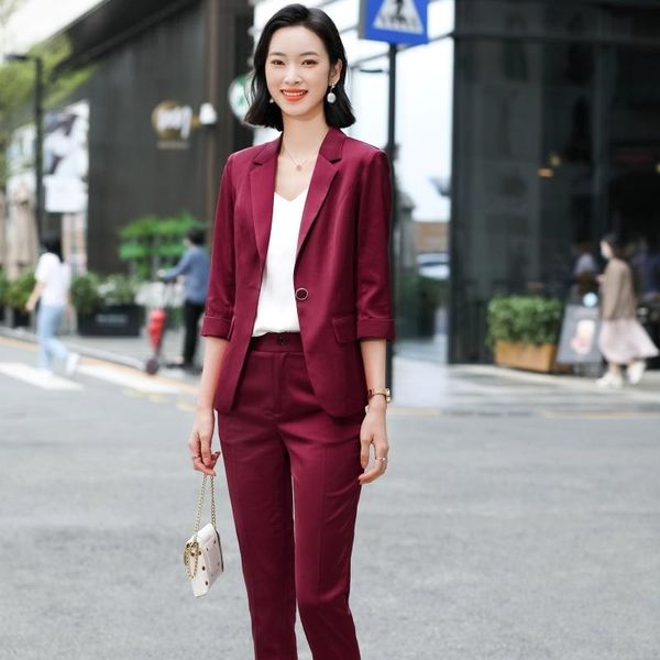 women's two piece pants 2021 women blazer and pencil sets pieces ol single breasted jacket formal professional suit trousers spring sum, White
women's two piece pants 2021 women blazer and pencil sets pieces ol single breasted jacket formal professional suit trousers spring sum, White