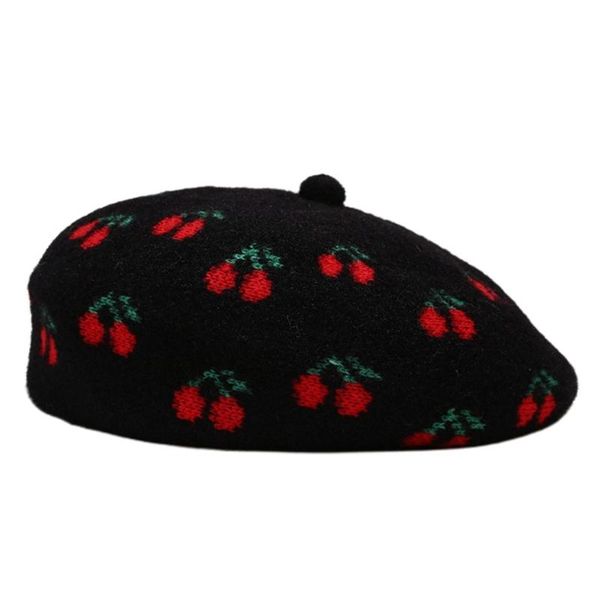berets women autumn cute cherry fruit print faux wool beret cap vintage british style winter sboy painter beanies hat, Blue;gray
berets women autumn cute cherry fruit print faux wool beret cap vintage british style winter sboy painter beanies hat, Blue;gray