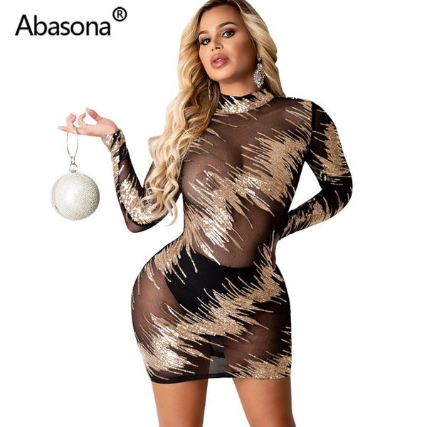abasona full sleeve women summer 2021 sequined night club wear bodycon bandage party dresses mesh perspective vestidos, Black;gray
abasona full sleeve women summer 2021 sequined night club wear bodycon bandage party dresses mesh perspective vestidos, Black;gray