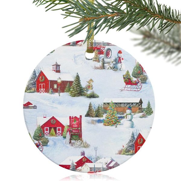 christmas decorations farm winter snowman ornament round hanging pendant decor crafts gifts for tree decoration
christmas decorations farm winter snowman ornament round hanging pendant decor crafts gifts for tree decoration