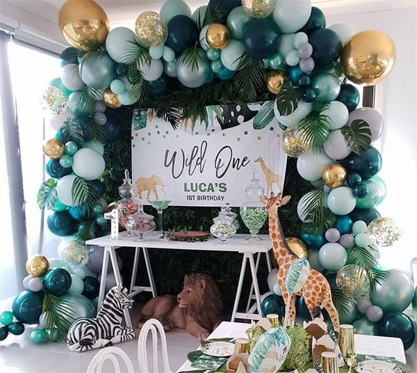 party decoration forest balloons dark green macaron blue gray gold balloon garland arch kit safari jungle kids birthday decorations
party decoration forest balloons dark green macaron blue gray gold balloon garland arch kit safari jungle kids birthday decorations