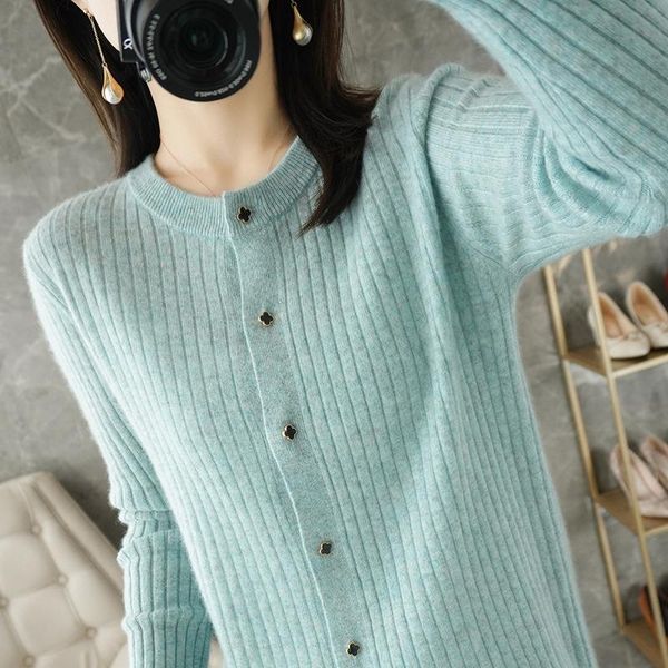 women's knits & tees elegant long-sleeved wool sweater 2021 single-breasted o-neck cardigan soft and flexible knitted jacket, White
women's knits & tees elegant long-sleeved wool sweater 2021 single-breasted o-neck cardigan soft and flexible knitted jacket, White