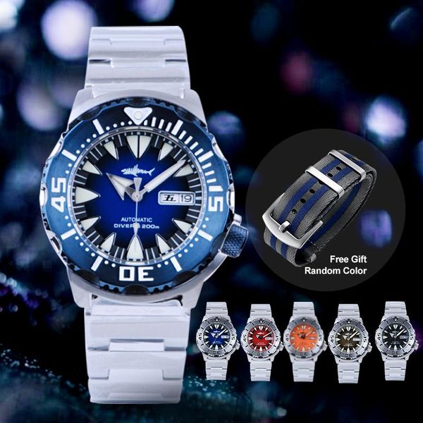 wristwatches heimdallr monster mechanical mens pvd black dial sapphire crystal 20atm water resistance diving sharkey watch, Slivery;brown
wristwatches heimdallr monster mechanical mens pvd black dial sapphire crystal 20atm water resistance diving sharkey watch, Slivery;brown