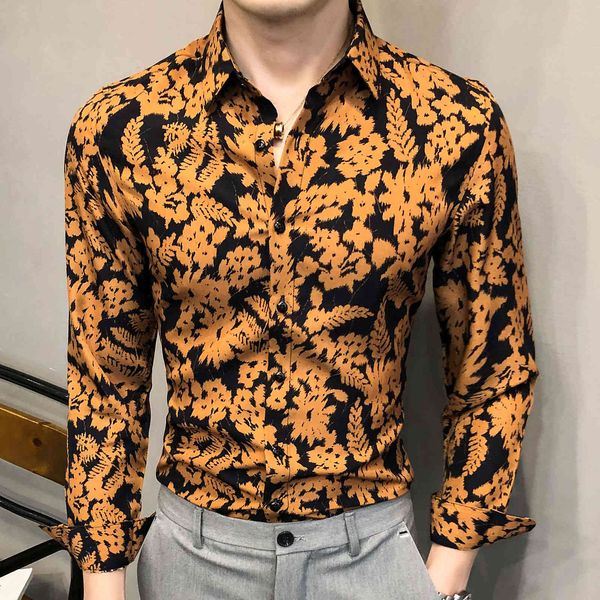 men's casual shirts camisa masculina gold print black white mens long sleeve slim fit shirt men business club party clothes zdpk, White;black
men's casual shirts camisa masculina gold print black white mens long sleeve slim fit shirt men business club party clothes zdpk, White;black