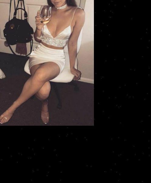 stylish womens 2pcs bodycon v neck crop and skirt set split clubwear party cooktail dresses pencil party clothing sets, Gray 
stylish womens 2pcs bodycon v neck crop and skirt set split clubwear party cooktail dresses pencil party clothing sets, Gray